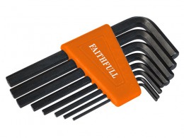 Faithfull Hex Key Set (8) Metric - Short Arm £5.59